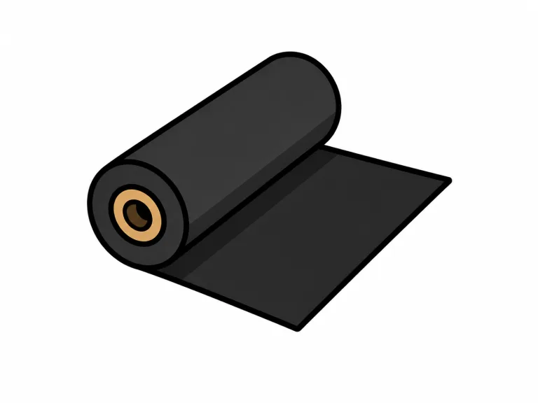 검은색 EPDM 고무 방수 시트 롤, 미국 상업용 평지붕 자재